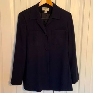 Jones Wear Navy blazer and pencil skirt. Size 12. Both fully lined.